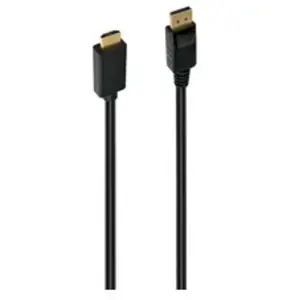 Accsup CABLE DISPLAY PORT MALE VERS HDMI MALE 8K 1.5M NOIR pas cher