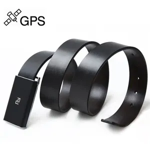 Traceur GPS Ceinture Homme Localisateur Alarme Cuir Véritable GPS AGPS...