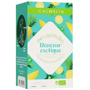 Calmelia infusion bio douceur exotique 15 sachets pas cher