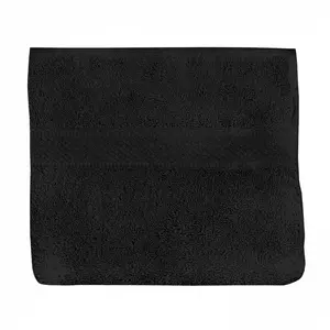 Comparateur de prix : Soleil d'ocre, Lagune Serviette de Toilette, Coton 500 Gr/m2, Noir, 50...