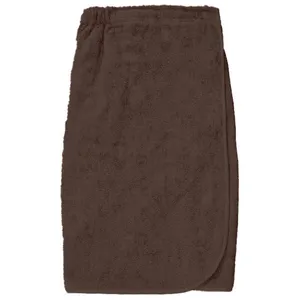 Paréo de bain en coton 82x160 cm lagune brun, par Soleil d'Ocre pas cher