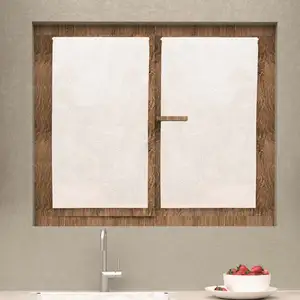 Paire de brise bise 60x90 cm celia blanc, par Soleil d'Ocre pas cher
