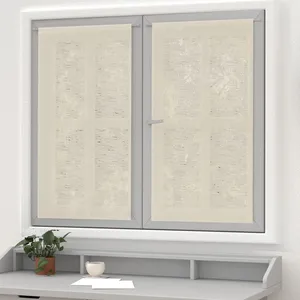 Paire de brise bise lin 60x160 cm LINEN naturel par Soleil dOcre pas cher
