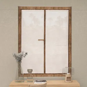 Paire de brise bise 60x160 cm celia blanc, par Soleil d'Ocre pas cher