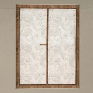 Paire de brise bise 60x160 cm celia kaki, par Soleil d'Ocre pas cher