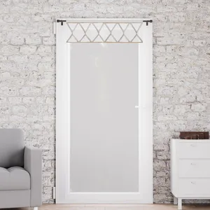 Voile pour porte fenêtre en pur coton 70x200 cm aude, par Soleil d'Ocre pas cher