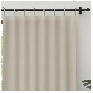 Voile à nouettes en coton 135x250 cm panama lin, par Soleil d'Ocre - Ecru pas cher