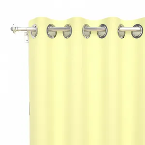 Comparateur de prix : Rideau à oeillets 135X250 cm ALIX vert citron, par Soleil d'ocre