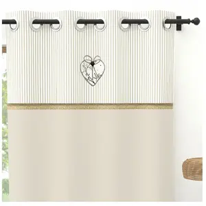 Comparateur de prix : Rideau à oeillets 135x250 cm AIMEE, par Soleil d'Ocre