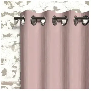 Comparateur de prix : Rideau occultant à oeillets 135x250 cm BOHEME vieux rose, par Soleil d...
