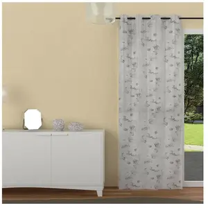 Soleil d'ocre, Voile à Oeillets 135x250 cm Paola pas cher