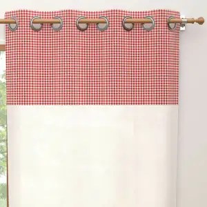 Soleil d'ocre, Voile Coton à Oeillets 135x250 cm Paulette pas cher