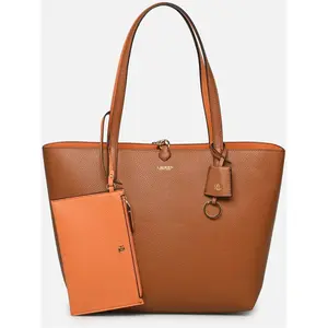 Cabas Lauren Ralph Lauren MERRIMACK REVERSIBLE TOTE MEDIUM femme pas cher