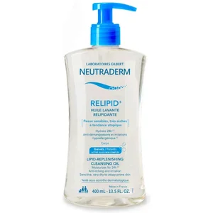 Neutraderm Olie Relipid+ Lipid-Replenishing Cleansing Oil 400ml pas cher