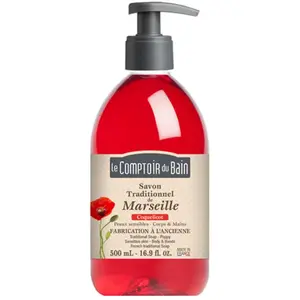 Le Comptoir du Bain Marseille Zeep Papaver 500 ml pas cher