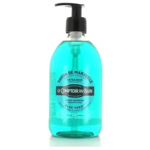 Le Comptoir du Bain Savon de Marseille Aloe Vera Extra Doux 500ml pas cher