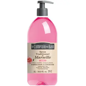 Comparateur de prix : Le Comptoir du Bain Savon de Marseille Rose Extra Doux 1L