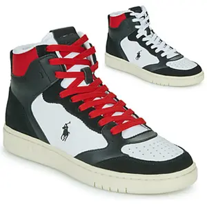 Baskets montantes Polo Ralph Lauren POLO CRT HGH-SNEAKERS-HIGH TOP LACE homme pas cher