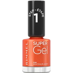 Rimmel London Super Gel Vernis à ongles, 96 Heatwave Away, 12 ml pas cher