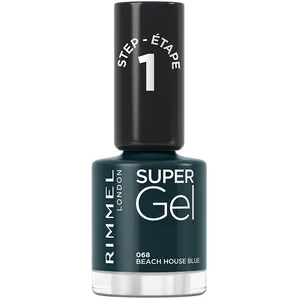 Rimmel London Vernis à ongles Super Gel #068-bleu maison de plage pas cher