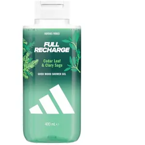 NoName, Gel douche, Adidas Vibes Fully Recharge Shower Gel 400ml (400 ml) pas cher
