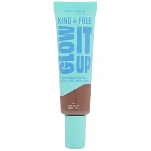 Rimmel Kind & Free Glow It Up Moisturising Skin Tint - 504 Deep Mocha