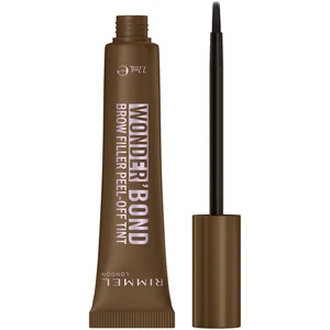 Rimmel Wonder'Bond Brow Filler Peel-Off Tint, 002 Medium Brown, Wenkbrauwtint, Geeft niet af, Langhoudende, waterproof formule met biotine, 7,7 ml pas cher