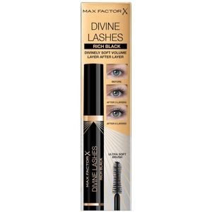 Max Factor 8ml Divine Lashes, 001 Rich Black, Mascara pas cher