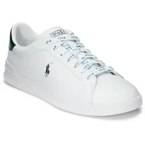 Comparateur de prix : Polo Ralph Lauren Hrt Court Ii Sneakers - Leer - Heren - Wit - Maat 43