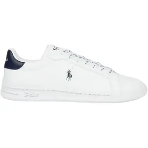 Comparateur de prix : Polo Ralph Lauren Hrt Court Ii Sneakers - Leer - Heren - Wit - Maat 41