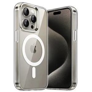 EVETANE Coque anti-choc Magsafe compatible Iphone 15 Pro pas cher