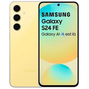 Samsung Galaxy S24 FE Smartphone 128 Go Jaune (2024) - Reconditionné -... pas cher