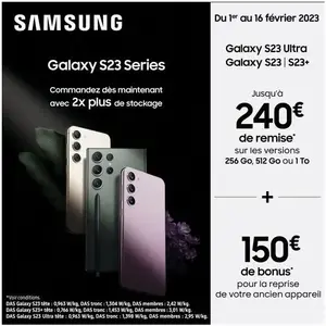 SAMSUNG Galaxy S23 256Go Noir - Reconditionné - Excellent état pas cher
