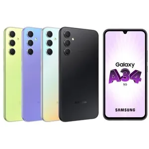 SAMSUNG Galaxy A34 5G Graphite 128 Go - Reconditionné - Excellent état... pas cher