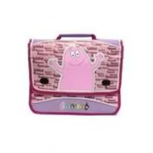 Cartable SCOLAIRE BARBAPAPA ROSE - 32x10x25 cm - 8L pas cher