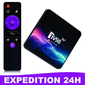 ZISONIX TV98 Android TV Box Android 12 TV Box H616 Quad-Core 2 G + 16 G - 2.4G&5G - Netflix Google Store Boîte multimédia box Android-A1 pas cher