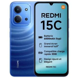 Xiaomi Redmi 15C Smartphone 4G 8Go RAM 256Go ROM Bleu pas cher