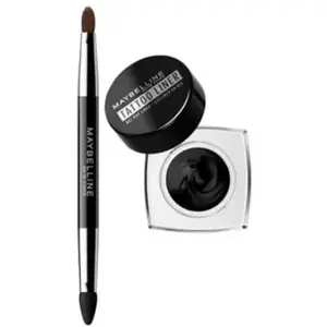 Comparateur de prix : Maybelline Tattoo Liner Gel Eyeliner 950 Noir, 3g - Précision et Longue Tenue