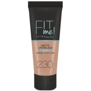 Fond de Teint MAYBELLINE New-York Fluide Fit Me Matte & Poreless - Pea... pas cher