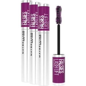 3x Maybelline The Falsies Lash Lift Mascara - 01 Black - Zwart pas cher