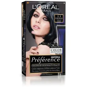 L'Oréal L'oréal Paris Préférence Coloration 1.1 Manhattan Noir Bleuté pas cher
