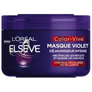 L'Oréal Paris Masque Elsève L'OREAL Color-Vive Violet Déjaunisseur Intense - 250 ml pas cher