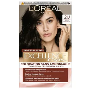 L'OREAL PARIS Excellence Crème 2U - Coloration sans ammoniaque - Brun ... pas cher