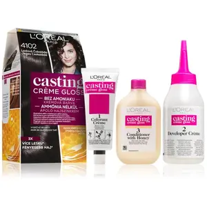 Gloss Cheveux - Loréal Paris - Casting Creme Gloss - 4102 Chocolat Gla... pas cher