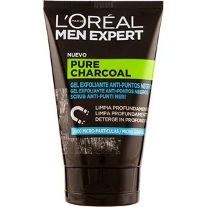 L'oréal Paris Men Expert Pure Charcoal Gel Exfoliante P.negros 100 Ml pas cher