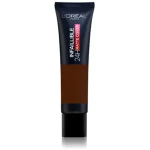 L'Oréal Paris Infaillible 24H Matte Cover 385 Cacao/Cocoa - Maquillage liquide longue durée - Haut pouvoir couvrant - Résistant à l'eau et aux taches pas cher