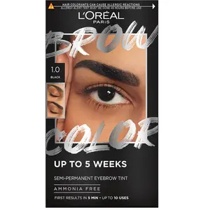 L'Oréal L'oréal Paris Brow Color 1.0 Black Multicolore pas cher