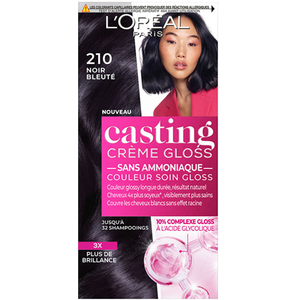 Comparateur de prix : L'Oréal Paris Coloration Gloss 210 Noir Bleuté