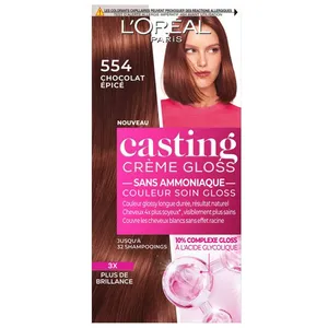 L'Oréal Paris Casting Crème Gloss Coloration 554 Chocolat Épicé pas cher