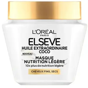 L'Or ©al Paris Elseve Huile Extraordinaire Coco Masque Nutrition L ©g ¨re 290ml pas cher